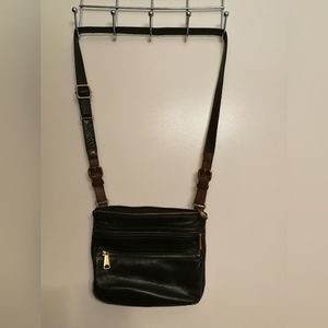 Fossil Leather crossbody bag